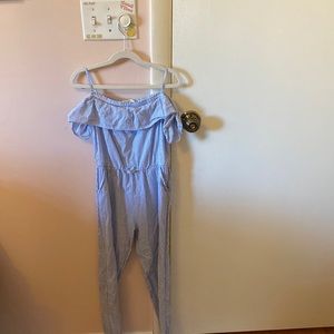 H&M romper color, blue and white stripes size Fits a 8 to 9-year-old Kids